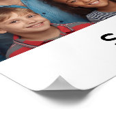 Aangepaste gezelfgemaakte fotocollageposter, geper poster (Hoek)