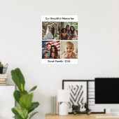 Aangepaste gezelfgemaakte fotocollageposter, geper poster (Thuiskantoor)