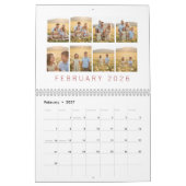 Aangepaste gezelfoto-agenda 2026 kalender (Feb 2027)