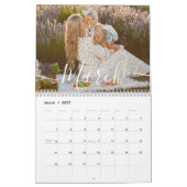 Aangepaste gezelfoto | Gepersonaliseerd 2026 Kalender (Mar 2027)