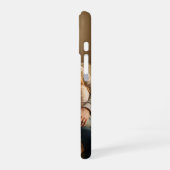 Aangepaste gezelfoto met aangepaste naam iPhone 16 hoesje (Linkerkant)