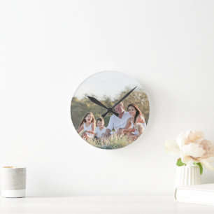 Aangepaste gezelfsfoto ronde klok