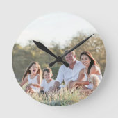 Aangepaste gezelfsfoto ronde klok (Voorkant)