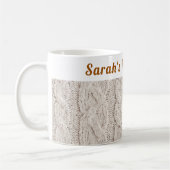 Aangepaste gezellige havermout winter | Knuffels e Koffiemok (Links)