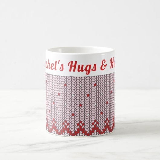 Aangepaste gezellige winter | Knuffels en warme ca Koffiemok (Center)