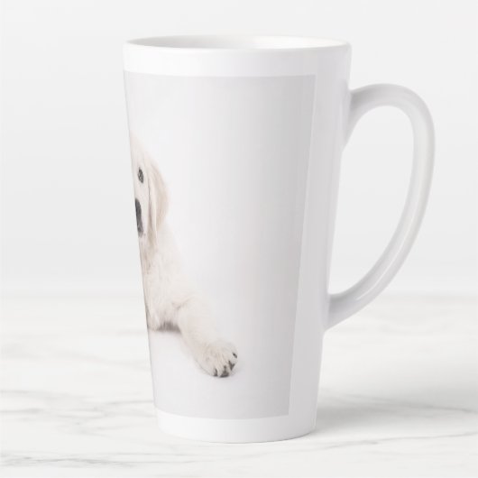 Aangepaste gezelschap huisdier of foto latte mok (Rechts)