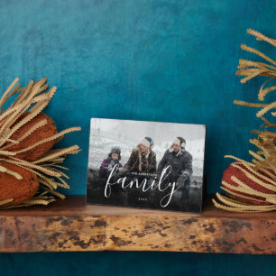 Aangepaste gezelschapfotografie Zwarte Abstracte O Fotoplaat