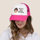Aangepaste Gezicht 30e 40e 50e 60e 70 Verjaardag S Trucker Pet (In situ)