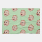 Aangepaste gezicht bakken cadeau gepersonaliseerde theedoek (Horizontaal)