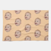 Aangepaste gezicht bakken cadeau gepersonaliseerde theedoek (Horizontaal)