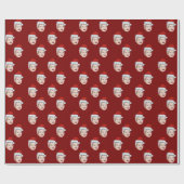 Aangepaste Gezicht Gift Wrap, Sinterklaas Pet Gezi Cadeaupapier (Vlak)