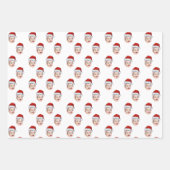 Aangepaste Gezicht Gift Wrap, Sinterklaas Pet Gezi Inpakpapier Vel (Voorkant 3)