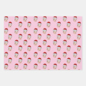 Aangepaste Gezicht Gift Wrap, Sinterklaas Pet Gezi Inpakpapier Vel (Voorkant 2)