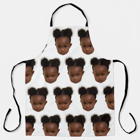 Aangepaste gezicht Grappige Chef Gift Koken Gift S Schort (Voorkant)