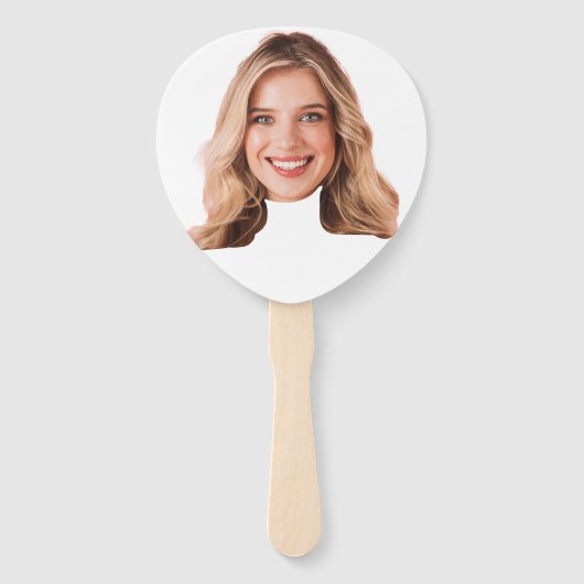 Aangepaste Gezicht Hand Fan | Grappig vrijgezellen Handwaaier (Voorkant)