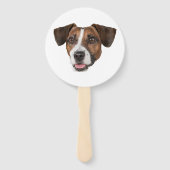 Aangepaste Gezicht Hond Cutout Bachelorette Party  Handwaaier (Achterkant)