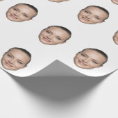 Aangepaste gezicht inpakpapier gepersonaliseerd ca (Hoek)