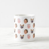 Aangepaste Gezicht Mok, Aangepaste Foto mok, Famil Magische Mok (Center)