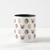 Aangepaste Gezicht Mok, Aangepaste Foto mok, Famil Mok (Midden)