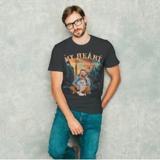 Aangepaste Gezicht Portret Foto  Stijl T-Shirt