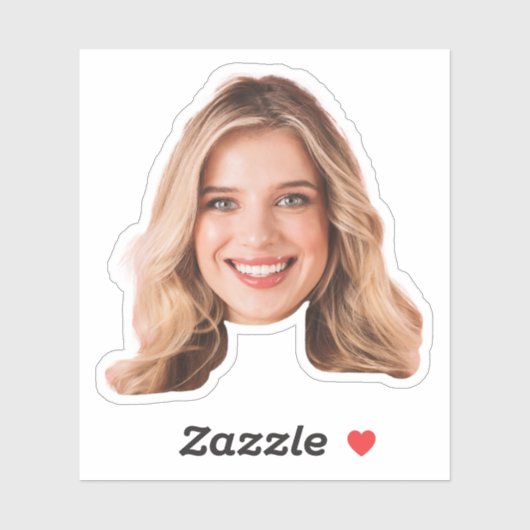 Aangepaste Gezicht Sticker | Bachelorette vrijgeze (Vel)