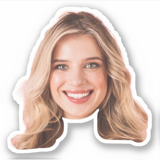 Aangepaste Gezicht Sticker | Bachelorette vrijgeze (Voorkant)