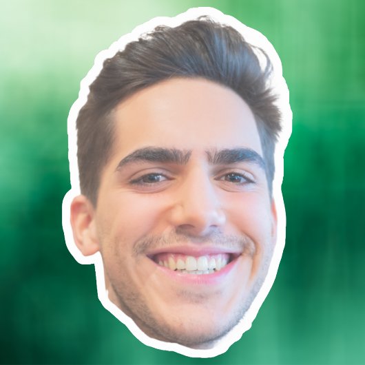 Aangepaste Gezicht Stickers, Gepersonaliseerd Gezi Sticker