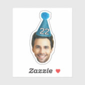 Aangepaste gezicht Stickers Gepersonaliseerde foto (Vel)