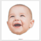 Aangepaste Gezicht Stickers Gepersonaliseerde Gezi (Vel)