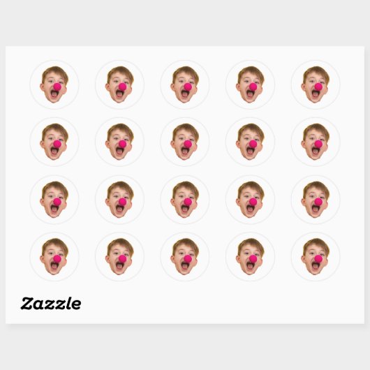 Aangepaste Gezicht Stickers Gepersonaliseerde Gezi (Vel)