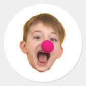 Aangepaste Gezicht Stickers Gepersonaliseerde Gezi (Voorkant)
