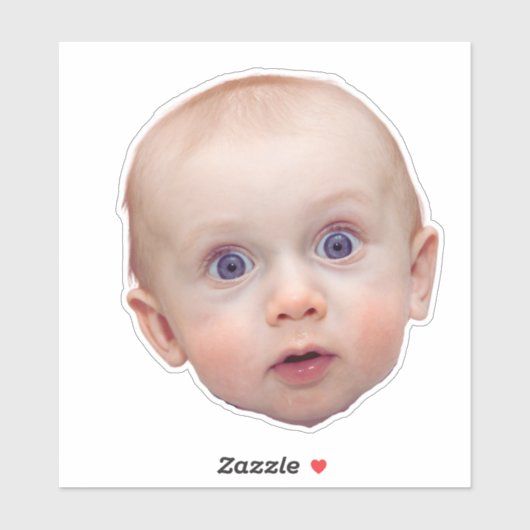 Aangepaste Gezicht Stickers Gepersonaliseerde Gezi (Vel)