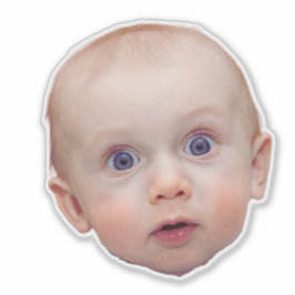 Aangepaste Gezicht Stickers Gepersonaliseerde Gezi