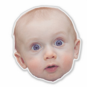 Aangepaste Gezicht Stickers Gepersonaliseerde Gezi