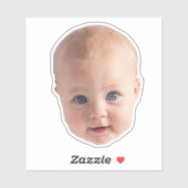 Aangepaste Gezicht Stickers Gepersonaliseerde Gezi (Vel)