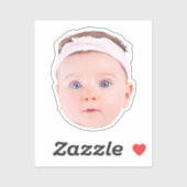 Aangepaste Gezicht Stickers Gepersonaliseerde Gezi (Vel)