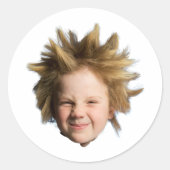 Aangepaste Gezicht Stickers Gepersonaliseerde Gezi (Voorkant)