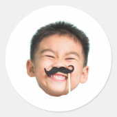 Aangepaste Gezicht Stickers Gepersonaliseerde Gezi (Voorkant)