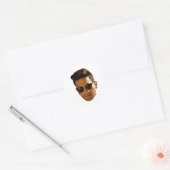 Aangepaste Gezicht Stickers Gepersonaliseerde Gezi (Envelop)