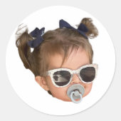 Aangepaste Gezicht Stickers Gepersonaliseerde Gezi (Voorkant)