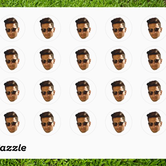 Aangepaste Gezicht Stickers Gepersonaliseerde Gezi