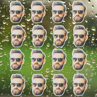 Aangepaste Gezicht Stickers Gepersonaliseerde Gezi