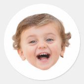 Aangepaste Gezicht Stickers Gepersonaliseerde Gezi (Voorkant)