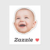 Aangepaste Gezicht Stickers Gepersonaliseerde Gezi (Vel)