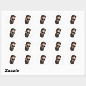 Aangepaste Gezicht Stickers Gepersonaliseerde Gezi (Vel)