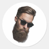 Aangepaste Gezicht Stickers Gepersonaliseerde Gezi (Voorkant)