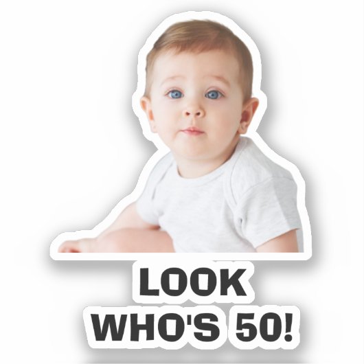 Aangepaste gezicht Stickers, gepersonaliseerde Sti Sticker (Voorkant)