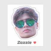 Aangepaste Gezicht Stickers, Gepersonaliseerde Sti Sticker (Vel)