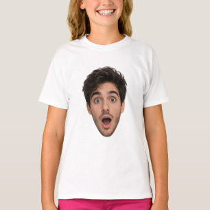 Aangepaste Gezicht Uitknip Verlovingsfeest Verjaar T-shirt