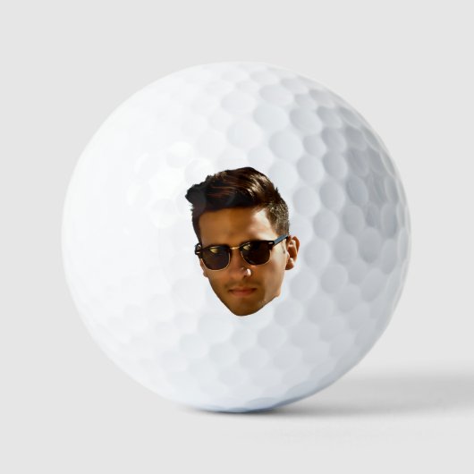 Aangepaste gezicht uitsnijden vrijgezellenfeest ve golfballen (Voorkant)